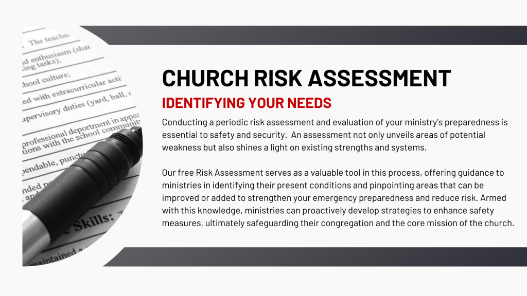 Free Church Risk Assessment Form Digital Download 6796